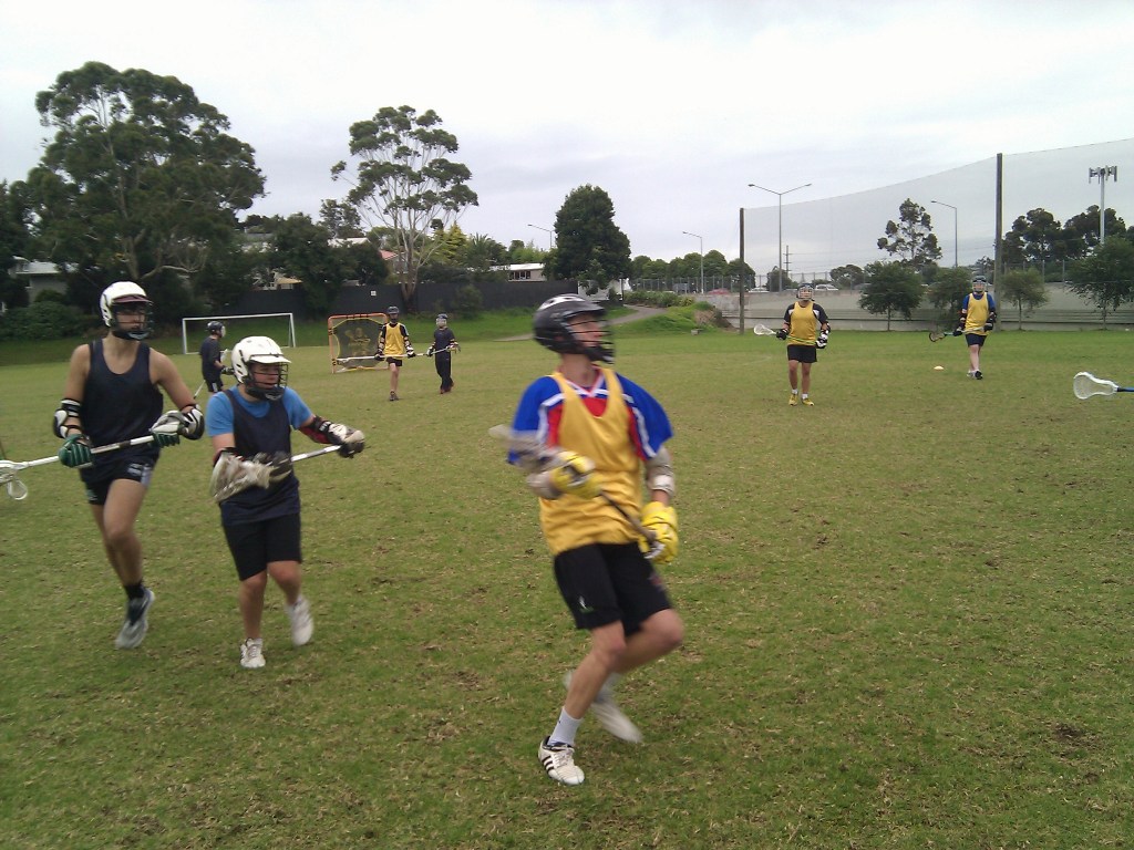 Westlake Boys learning to catch